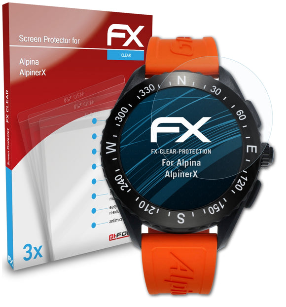 atFoliX FX-Clear Schutzfolie für Alpina AlpinerX