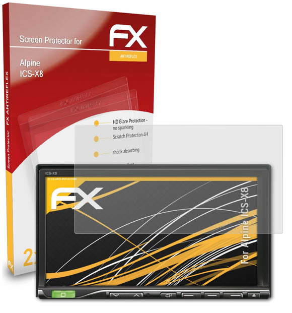 atFoliX FX-Antireflex Displayschutzfolie für Alpine ICS-X8