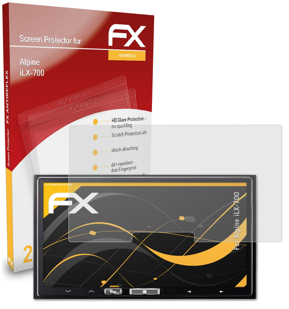 atFoliX FX-Antireflex Displayschutzfolie für Alpine iLX-700