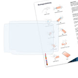 Lieferumfang von Alpine iLX-F903D Basics-Clear Displayschutzfolie, Montage Zubehör inklusive
