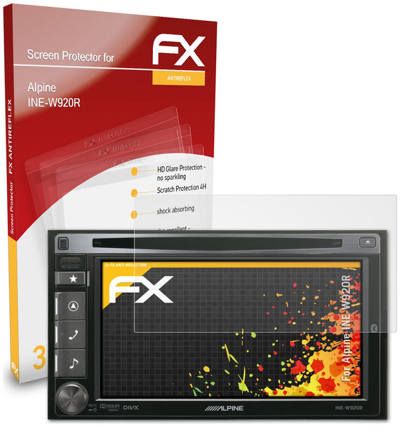 atFoliX FX-Antireflex Displayschutzfolie für Alpine INE-W920R