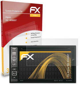 atFoliX FX-Antireflex Displayschutzfolie für Alpine INE-W990BT