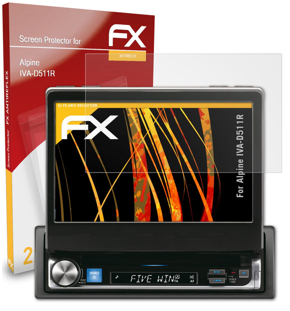 atFoliX FX-Antireflex Displayschutzfolie für Alpine IVA-D511R