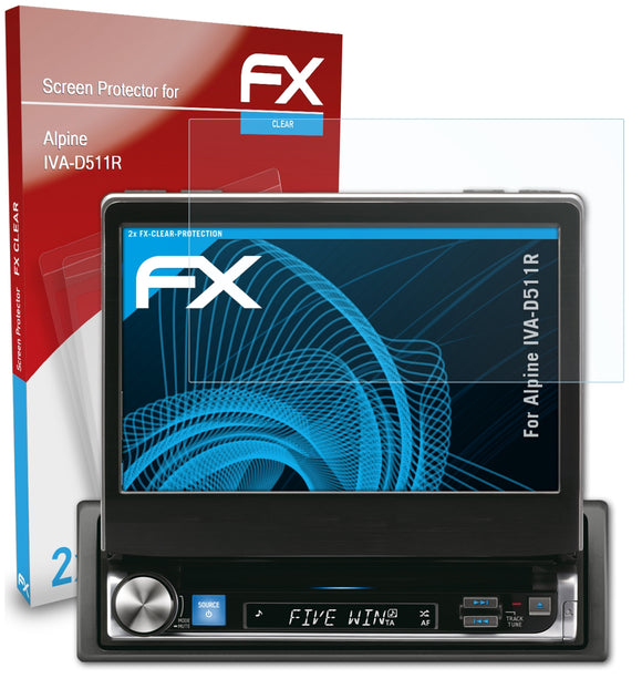 atFoliX FX-Clear Schutzfolie für Alpine IVA-D511R