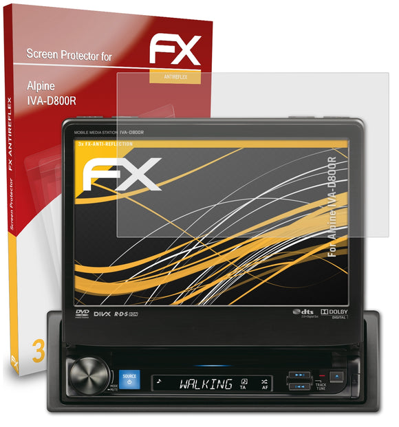 atFoliX FX-Antireflex Displayschutzfolie für Alpine IVA-D800R