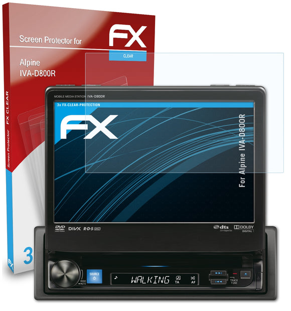 atFoliX FX-Clear Schutzfolie für Alpine IVA-D800R
