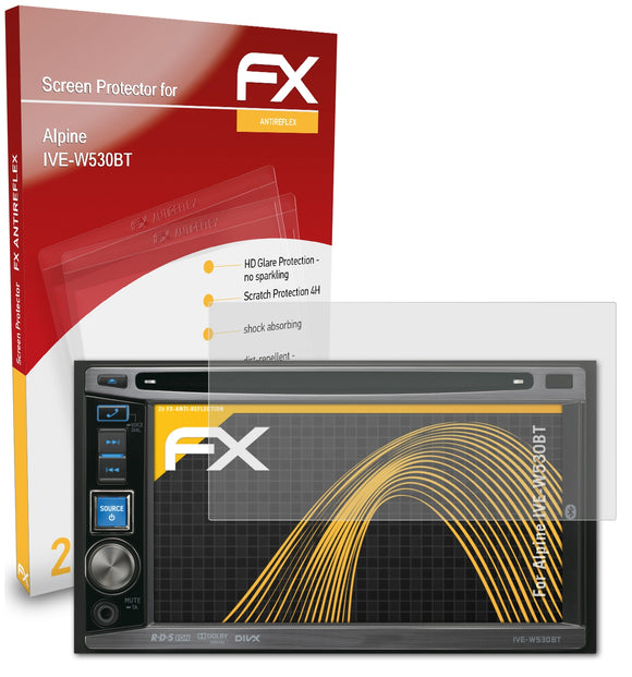 atFoliX FX-Antireflex Displayschutzfolie für Alpine IVE-W530BT