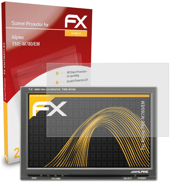 atFoliX FX-Antireflex Displayschutzfolie für Alpine TME-M780/EM
