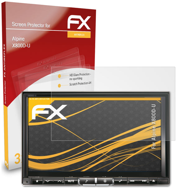 atFoliX FX-Antireflex Displayschutzfolie für Alpine X800D-U