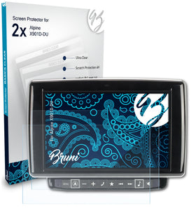 Bruni Basics-Clear Displayschutzfolie für Alpine X901D-DU