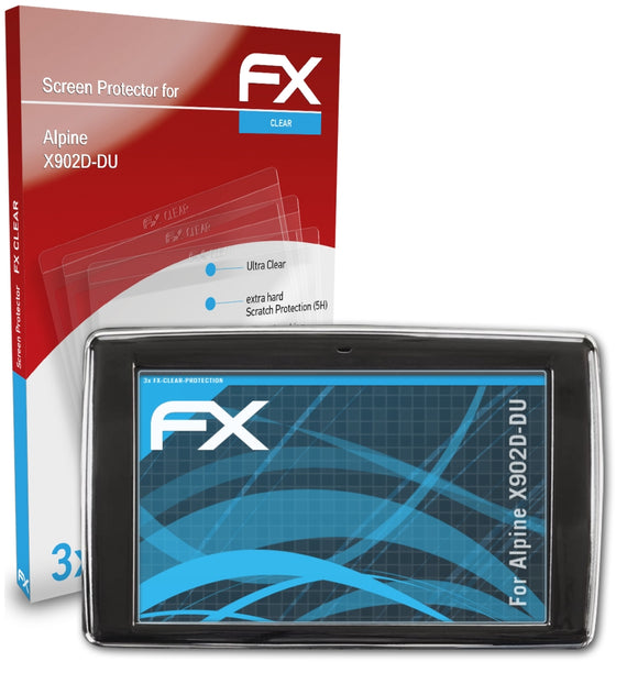 atFoliX FX-Clear Schutzfolie für Alpine X902D-DU