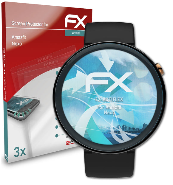 atFoliX FX-ActiFleX Displayschutzfolie für Amazfit Nexo