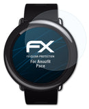 Schutzfolie atFoliX kompatibel mit Amazfit Pace, ultraklare FX (3X)