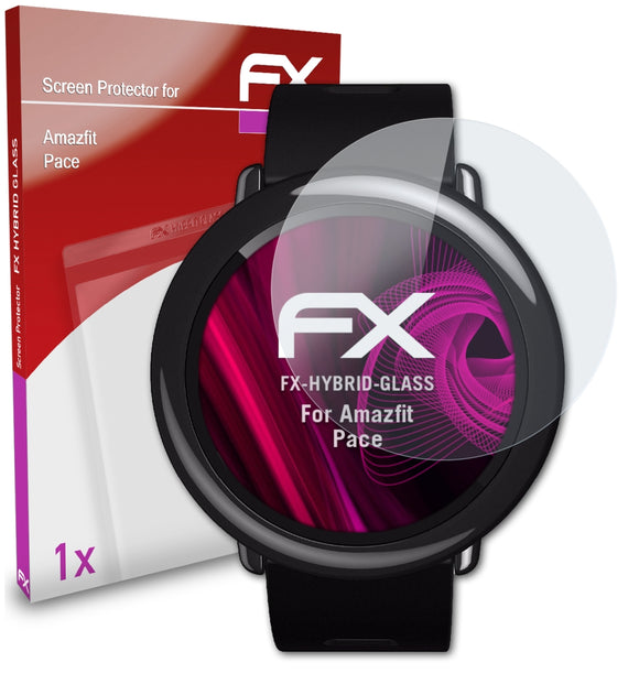 atFoliX FX-Hybrid-Glass Panzerglasfolie für Amazfit Pace
