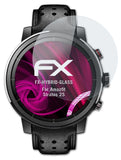 Glasfolie atFoliX kompatibel mit Amazfit Stratos 2S, 9H Hybrid-Glass FX
