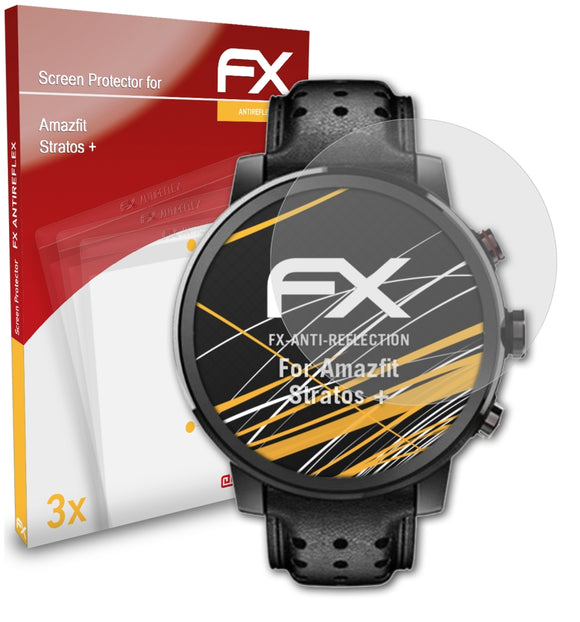atFoliX FX-Antireflex Displayschutzfolie für Amazfit Stratos +
