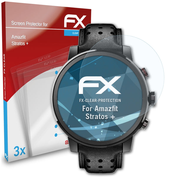 atFoliX FX-Clear Schutzfolie für Amazfit Stratos +
