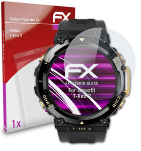 atFoliX FX-Hybrid-Glass Panzerglasfolie für Amazfit T-Rex 2