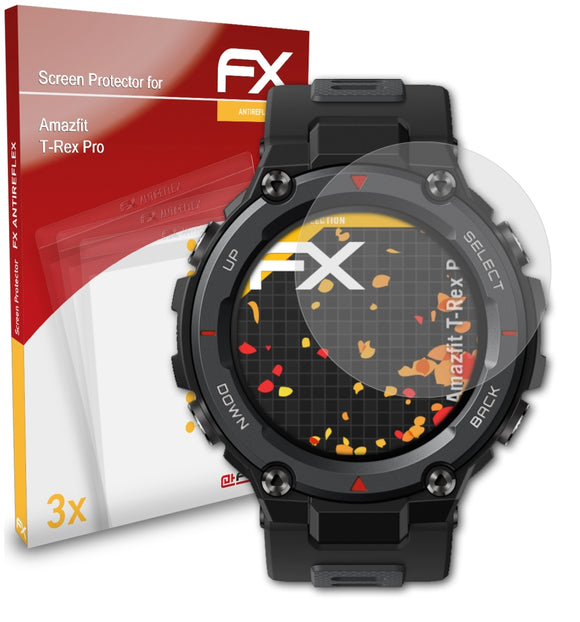 atFoliX FX-Antireflex Displayschutzfolie für Amazfit T-Rex Pro