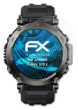 Schutzfolie atFoliX kompatibel mit Amazfit T-Rex Ultra, ultraklare FX (3X)
