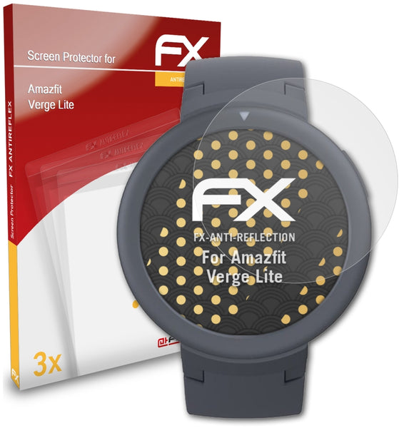 atFoliX FX-Antireflex Displayschutzfolie für Amazfit Verge Lite