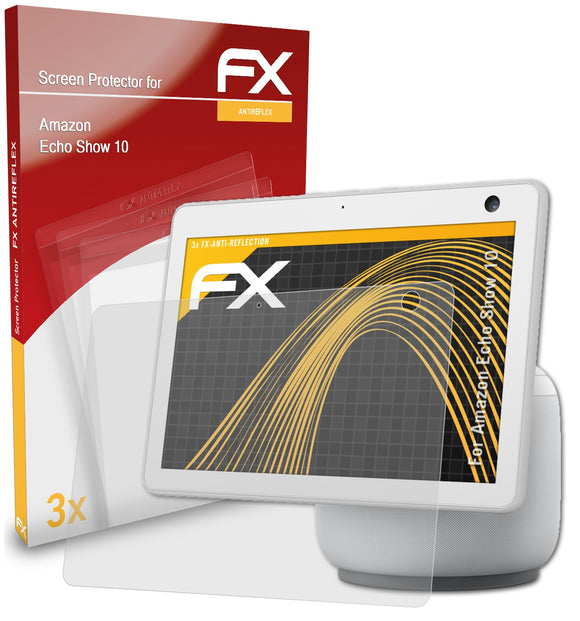atFoliX FX-Antireflex Displayschutzfolie für Amazon Echo Show 10