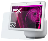 Glasfolie atFoliX kompatibel mit Amazon Echo Show 10, 9H Hybrid-Glass FX