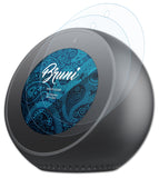 Schutzfolie Bruni kompatibel mit Amazon Echo Spot, glasklare (2X)