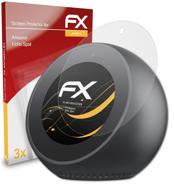 atFoliX FX-Antireflex Displayschutzfolie für Amazon Echo Spot