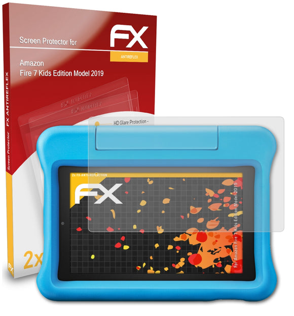 atFoliX FX-Antireflex Displayschutzfolie für Amazon Fire 7 Kids Edition (Model 2019)