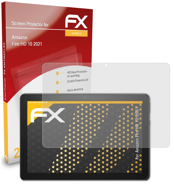atFoliX FX-Antireflex Displayschutzfolie für Amazon Fire HD 10 (2021)