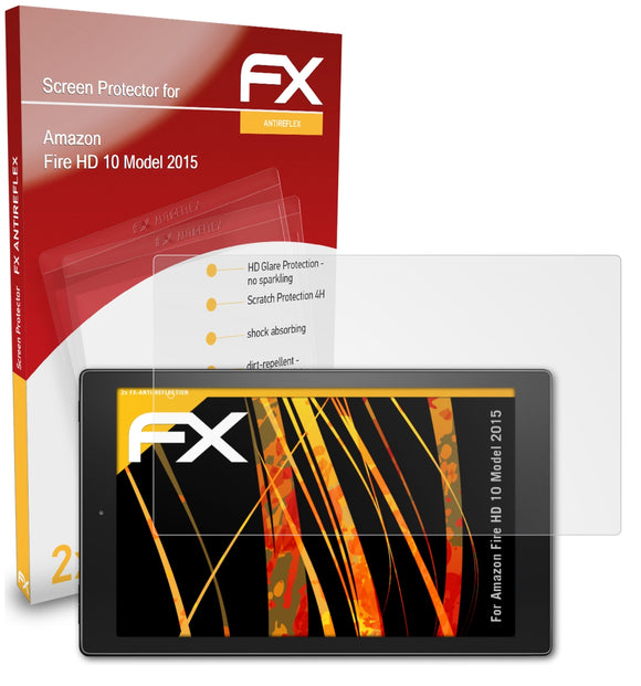 atFoliX FX-Antireflex Displayschutzfolie für Amazon Fire HD 10 (Model 2015)
