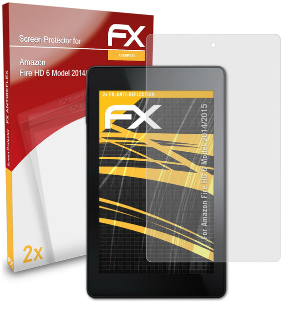 atFoliX FX-Antireflex Displayschutzfolie für Amazon Fire HD 6 (Model 2014/2015)