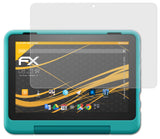 Panzerfolie atFoliX kompatibel mit Amazon Fire HD 8 Kids Pro Model 2022, entspiegelnde und stoßdämpfende FX (2X)