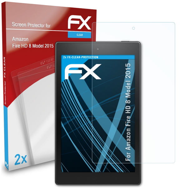 atFoliX FX-Clear Schutzfolie für Amazon Fire HD 8 (Model 2015)
