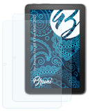 Schutzfolie Bruni kompatibel mit Amazon Fire HD 8 Plus Model 2022, glasklare (2X)