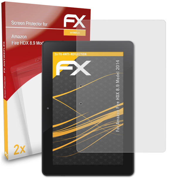 atFoliX FX-Antireflex Displayschutzfolie für Amazon Fire HDX 8.9 (Model 2014)