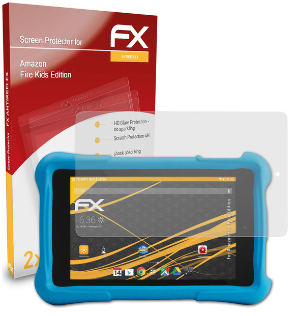 atFoliX FX-Antireflex Displayschutzfolie für Amazon Fire Kids Edition