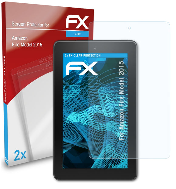 atFoliX FX-Clear Schutzfolie für Amazon Fire (Model 2015)
