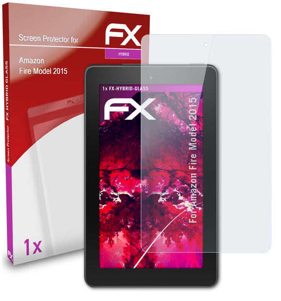 atFoliX FX-Hybrid-Glass Panzerglasfolie für Amazon Fire (Model 2015)