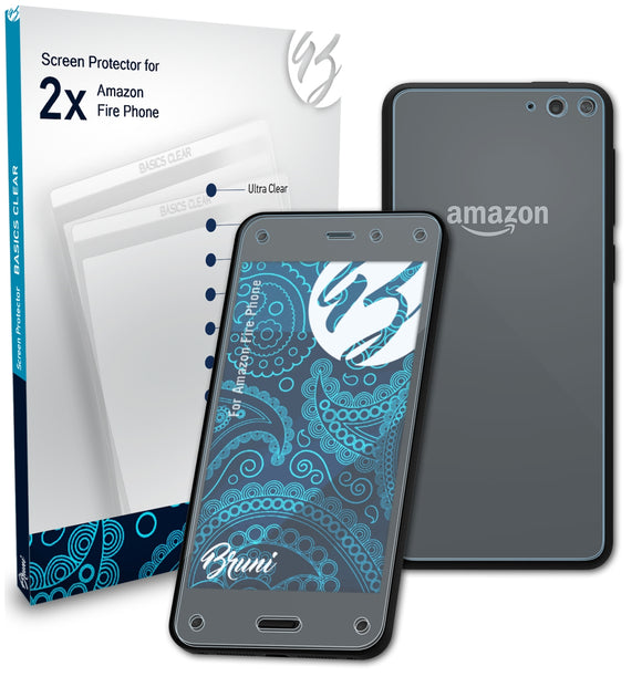 Bruni Basics-Clear Displayschutzfolie für Amazon Fire Phone