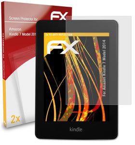 atFoliX FX-Antireflex Displayschutzfolie für Amazon Kindle 7 (Model 2014)