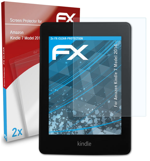 atFoliX FX-Clear Schutzfolie für Amazon Kindle 7 (Model 2014)