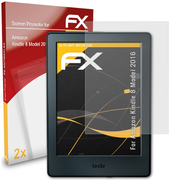 atFoliX FX-Antireflex Displayschutzfolie für Amazon Kindle 8 (Model 2016)