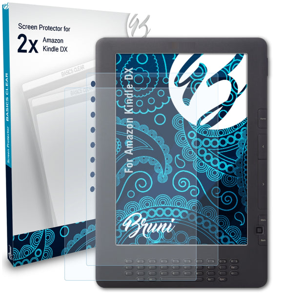 Bruni Basics-Clear Displayschutzfolie für Amazon Kindle DX