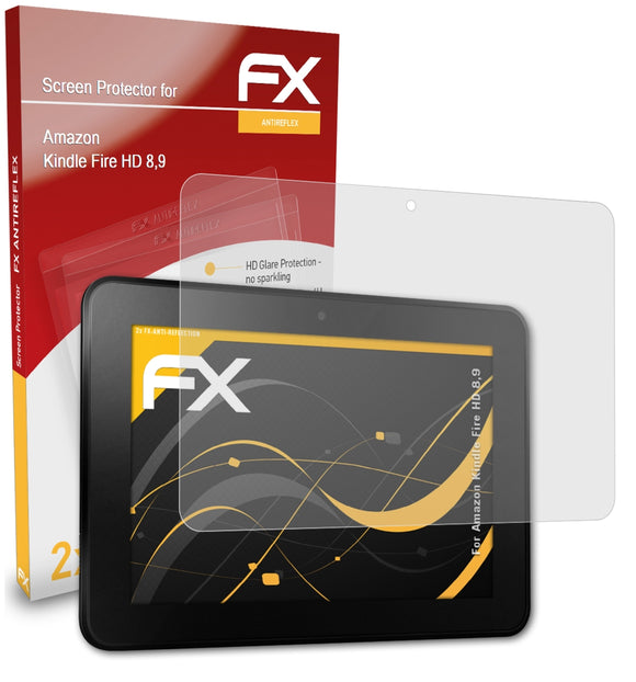atFoliX FX-Antireflex Displayschutzfolie für Amazon Kindle Fire HD 8,9