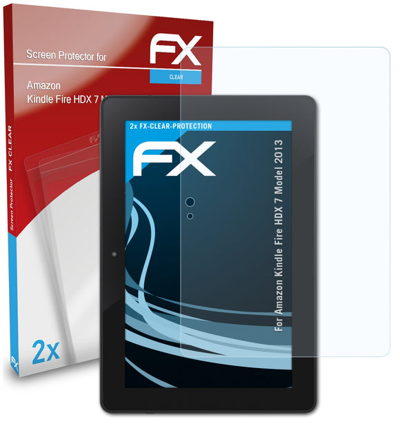 atFoliX FX-Clear Schutzfolie für Amazon Kindle Fire HDX 7 (Model 2013)