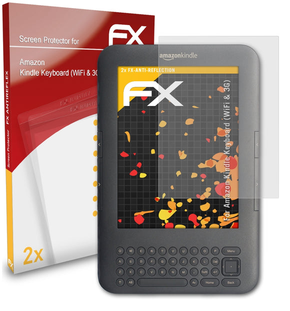 atFoliX FX-Antireflex Displayschutzfolie für Amazon Kindle Keyboard (WiFi & 3G)
