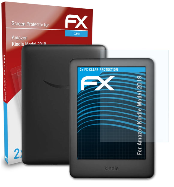 atFoliX FX-Clear Schutzfolie für Amazon Kindle (Model 2019)