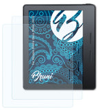 Schutzfolie Bruni kompatibel mit Amazon Kindle Oasis Model 2016, glasklare (2X)